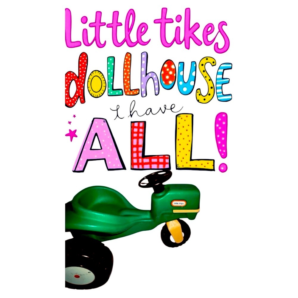 Little tikes tractor dollhouse cute  John deer dolls house mini miniature